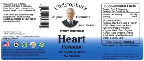 Heart Formula Label