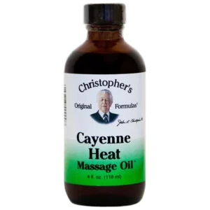 Cayenne Heath Message Oil SKU Bottle ()