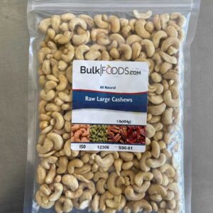 Raw Large Cashews SKU BF NUTS