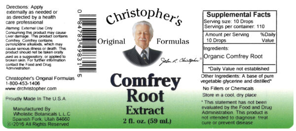 Comfrey Root Extract oz SKU CRE