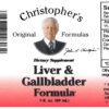 Liver Gallbladder Extract oz SKU Label